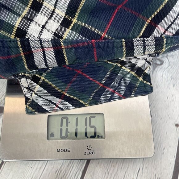 VTG Y2k Tommy Hilfiger Mini Skirt Women Size 16 Plaid Tartan Cargo Dark Academia - Picture 8 of 8